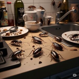 Eliminar insectos como cucarachas, hormigas y mosquitos